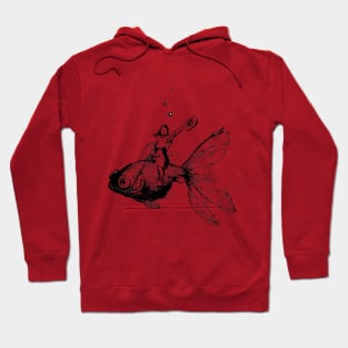 goldi-riding cowgirl Hoodie